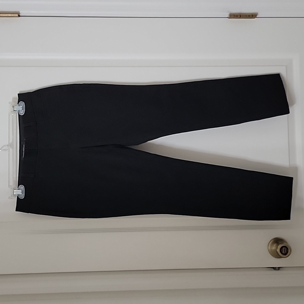 Banana Republic Petites Size 2P Black Sloan Curvy Fit Pants, Excellent Used Cond